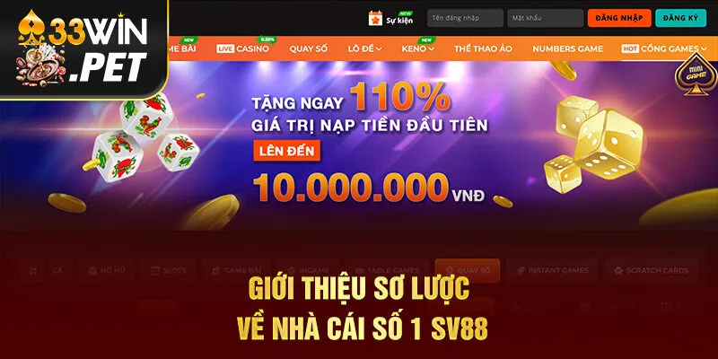 Giới thiệu sơ lược về nhà cái số 1 SV88 Giới thiệu sơ lược về nhà cái số 1 SV88