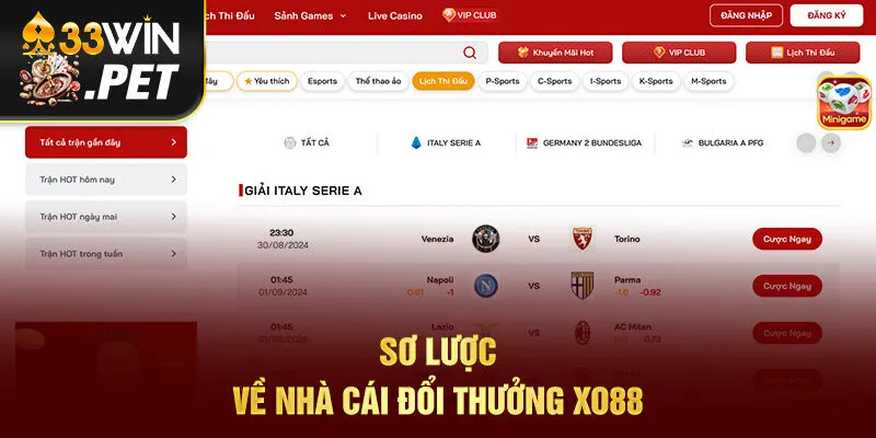 Sơ lược về nhà cái đổi thưởng XO88 Sơ lược về nhà cái đổi thưởng XO88