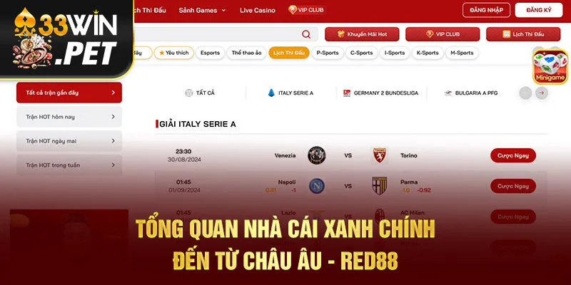 Tổng quan nhà cái xanh chính đến từ châu âu -Red88 Tổng quan nhà cái xanh chính đến từ châu âu -Red88
